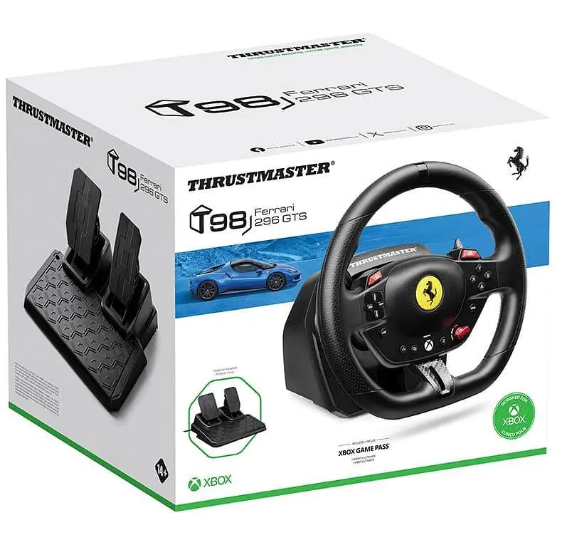 Руль и педали Thrustmaster T98-X FERRARI 296 GTS EU PC/XBOX - фото 13