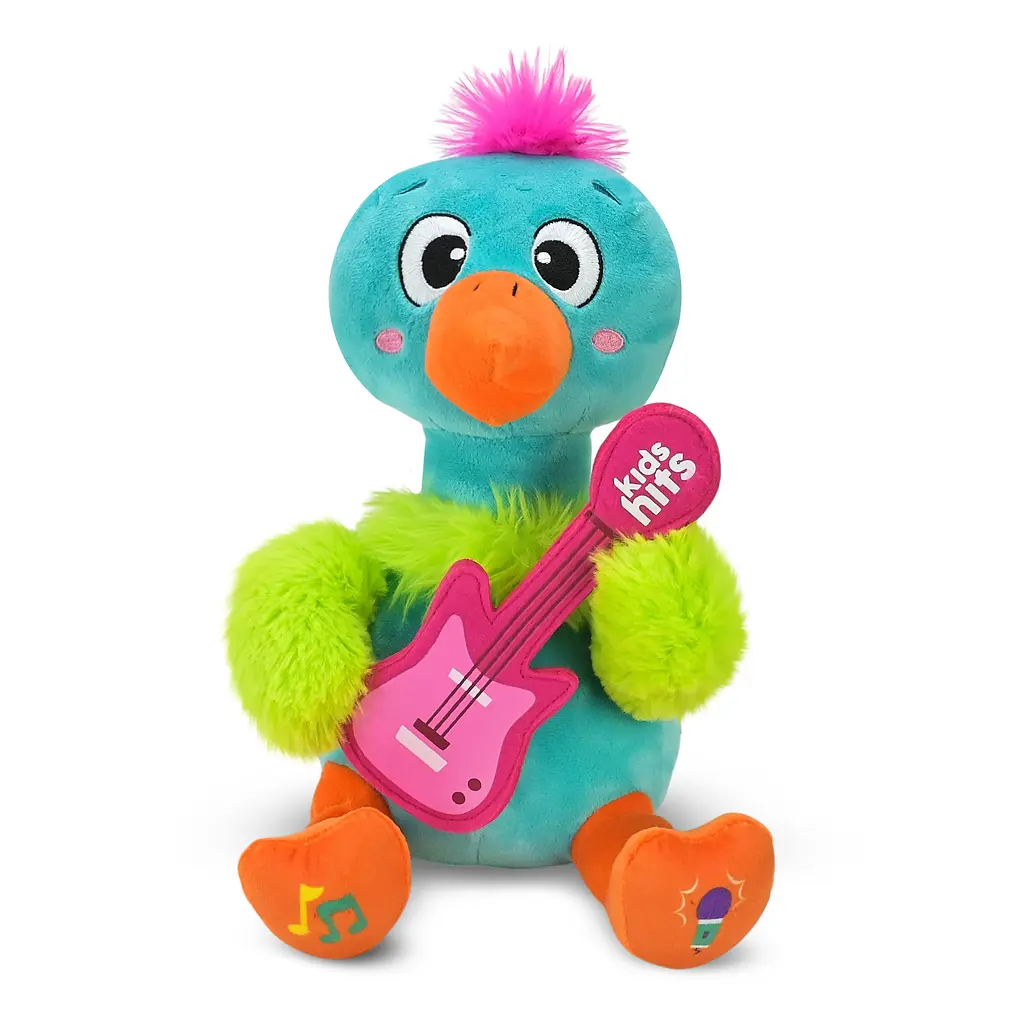 М'яка інтерактивна іграшка KH88/001 KidsHits Disco Pals Страус, в коробці (4897126756463) - фото 2