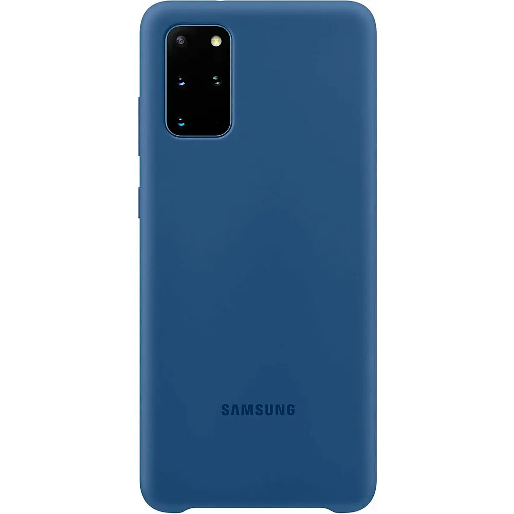Чохол силіконовий оригінальний Silicone Cover EF-PG980TNEGRU для Samsung Galaxy S20 (6.2") Blue - фото 3