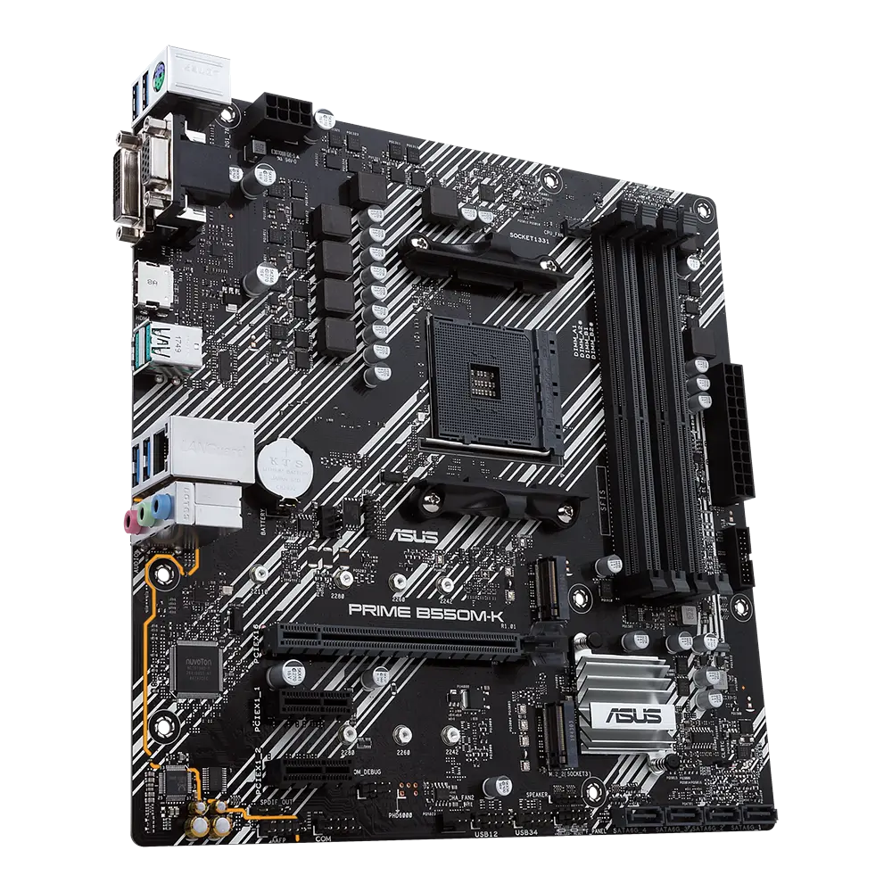 Материнська плата Asus B550M-K Prime Socket AM4 (PRIME B550M-K) - фото 2