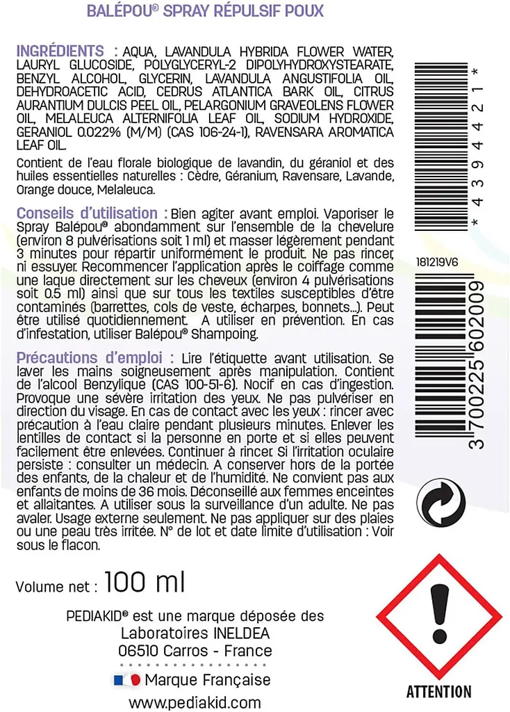 Натуральний спрей Pediakid Balepou Spray 100 мл - фото 2