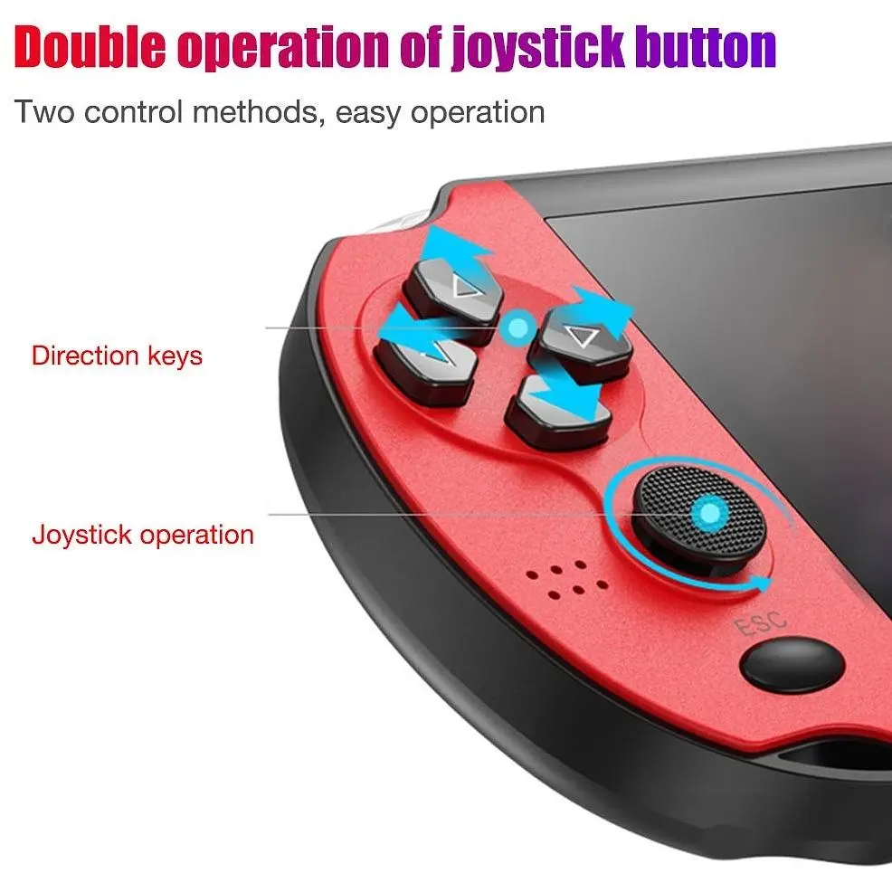 Ігрова приставка XPRO PSP 7 портативна консоль з встановленими 1000 ігор 8gb  - фото 7