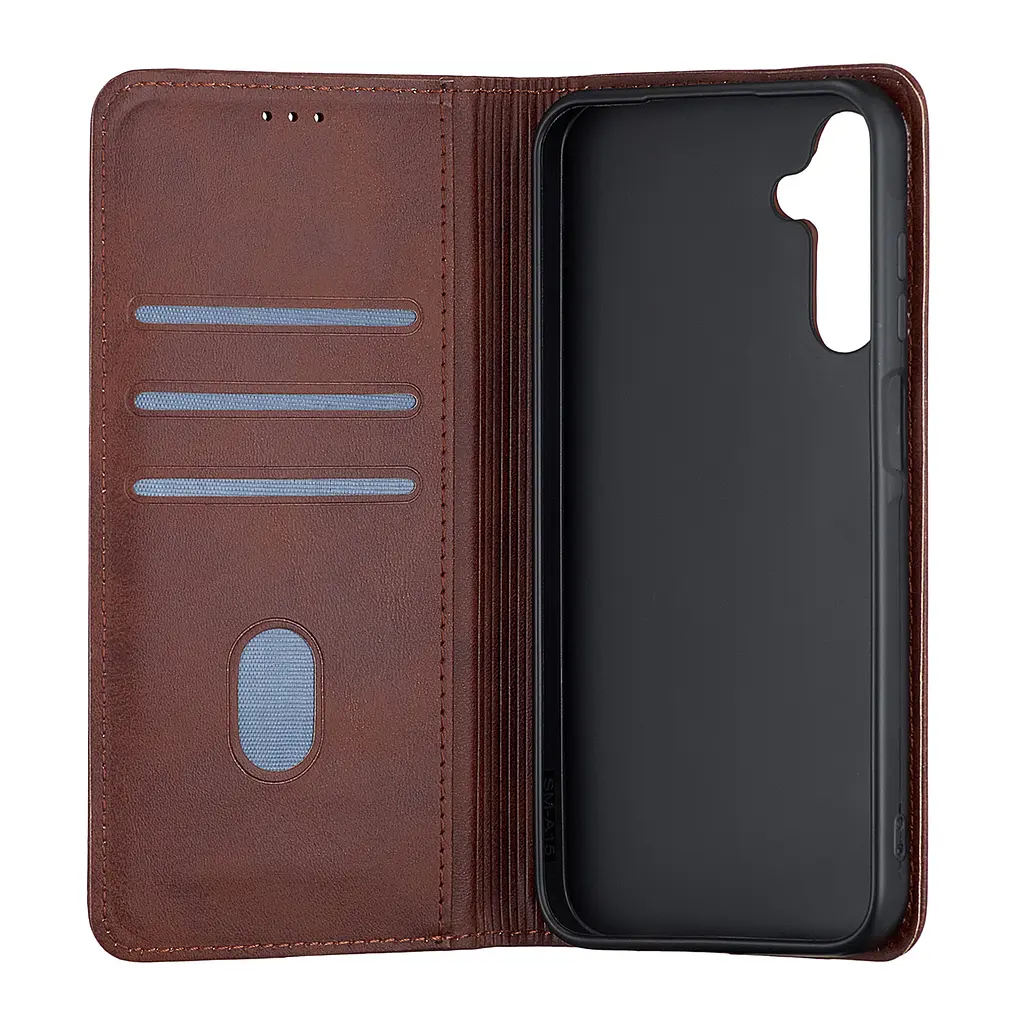 Чохол-книжка Premium Samsung A15 4G (A155)/A15 5G (A156) Dark Brown - фото 2