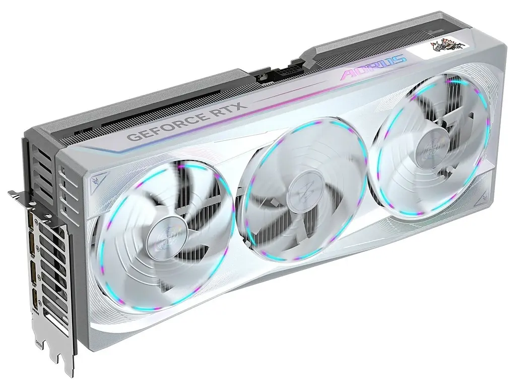 Відеокарта GF RTX 5090 32GB GDDR7 Aorus Master Ice Gigabyte (GV-N5090AORUSM ICE-32GD) - фото 3