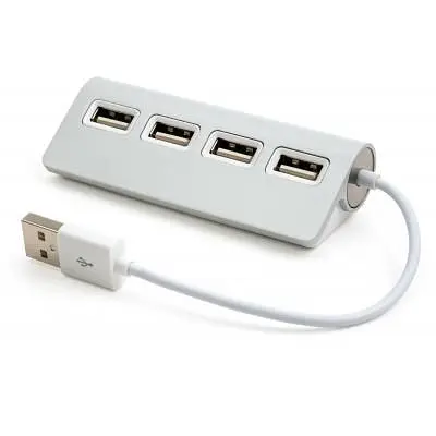 Концентратор Vinga USB 2.0 to 4*USB2.0 metal (VCPH2USB4) - фото 2