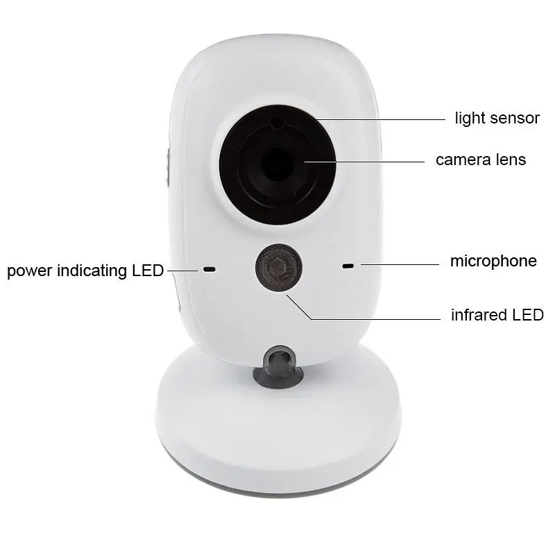 Видеоняня беспроводная Baby Monitor VB603 / HD720P / 3.2 "LCD с датчиком температуры (100235) - фото 4