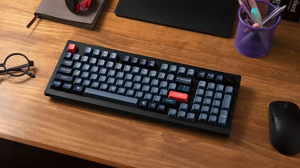 Keychron Клавіатура механічна V5 Max 100Key EN/UKR, RGB, чорний - фото 8