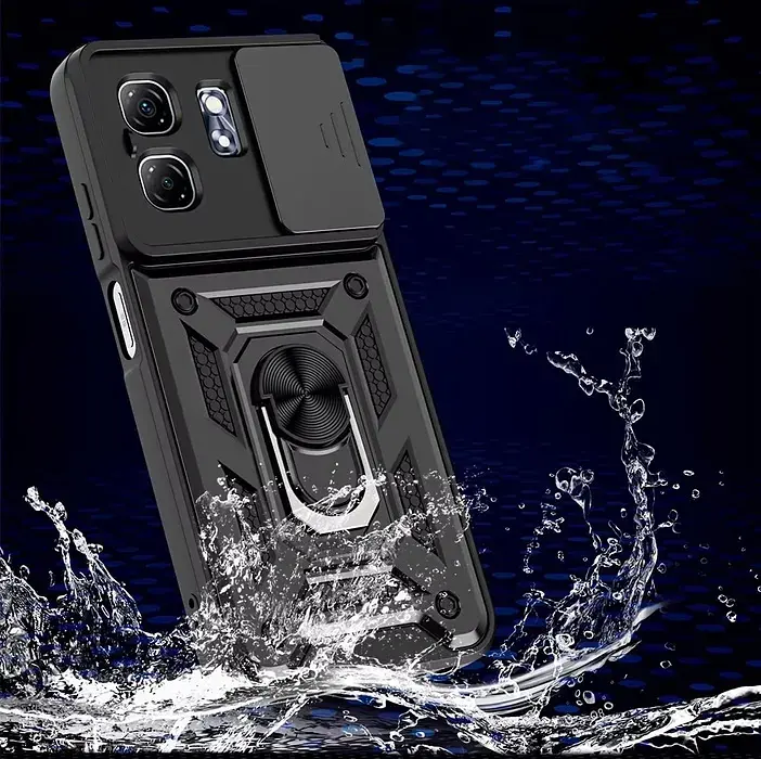 Панель BeCover Military для Infinix Hot 50i (X6531) Black (713047) - фото 3