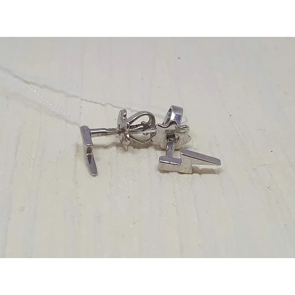 Серебряные серьги-пуссеты ILSAV. С0065/2Р - фото 2