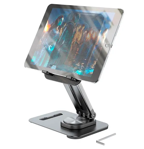 Тримач Hoco PH48 Fun dual axis 360 rotating tablet desktop holder - фото 5