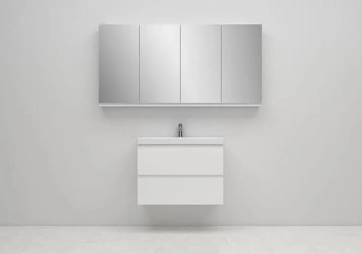 Тумба для ванної кімнати Cersanit Cet В04 з умивальником Moduo Slim 60 см Білий UN509-042 30412 - фото 7