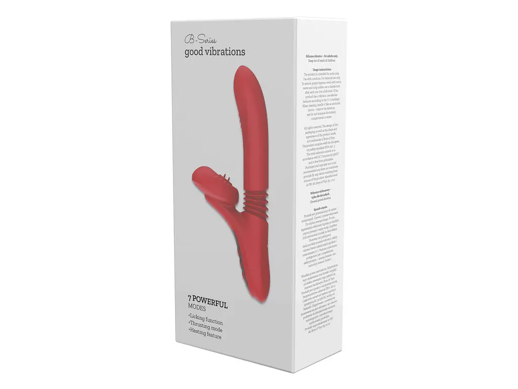 Вібратор для подвійної стимуляції Silicone Vibrator 7 Powerful Modes Boss Series 63-00075 103504 - фото 5