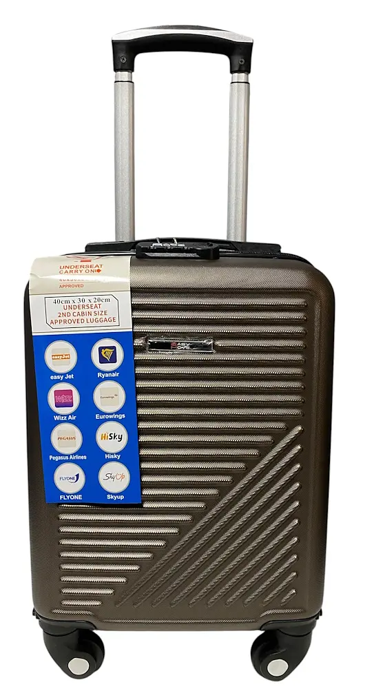 Валіза Easy Move 002 mini XS ABS 40x30x20 см Коричневий - фото 4