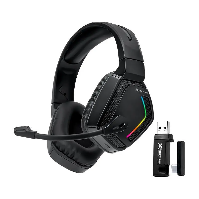 Навушники XTRIKE ME Tri-mode wirless headset GH-512W 2x3.5mm*1+USB, 2.4G, RGB