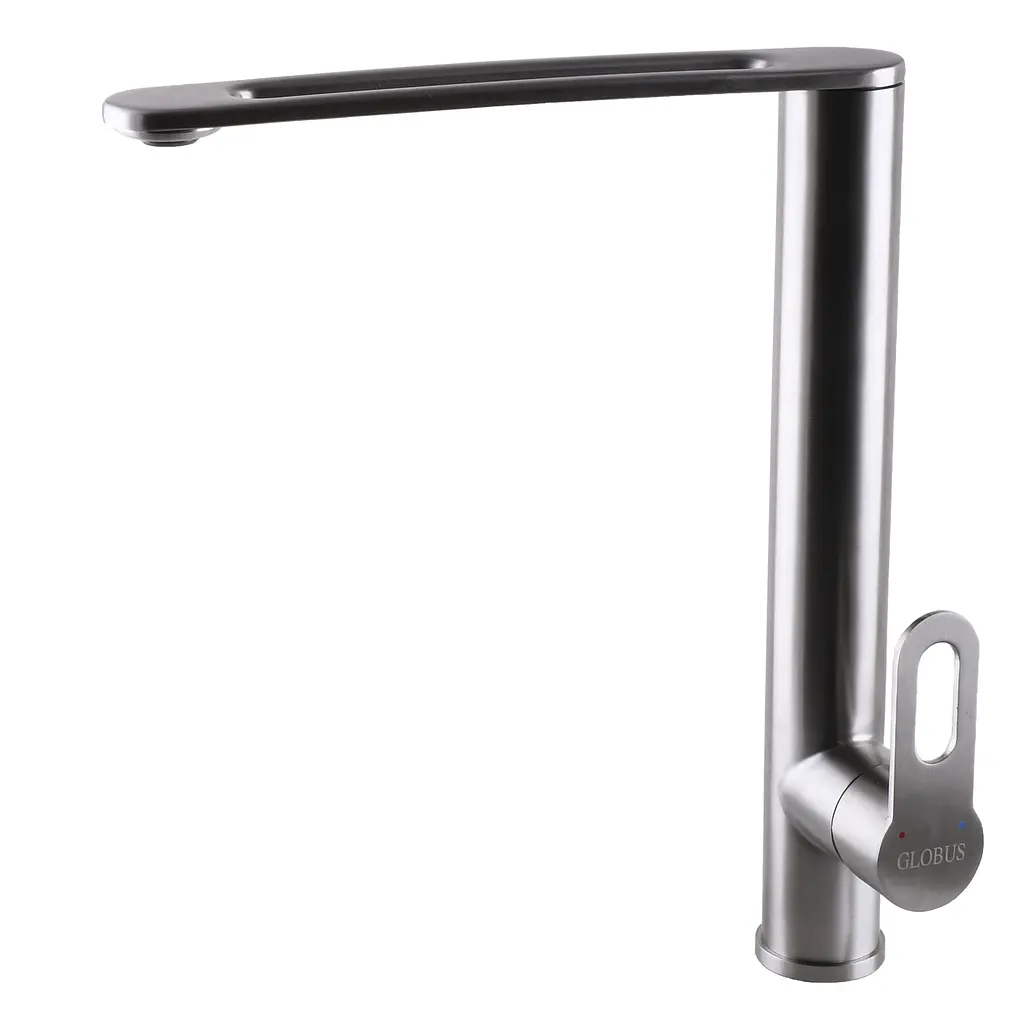 Смеситель для кухни Globus Lux Ring SR-203-10 Хром матовый - фото 5