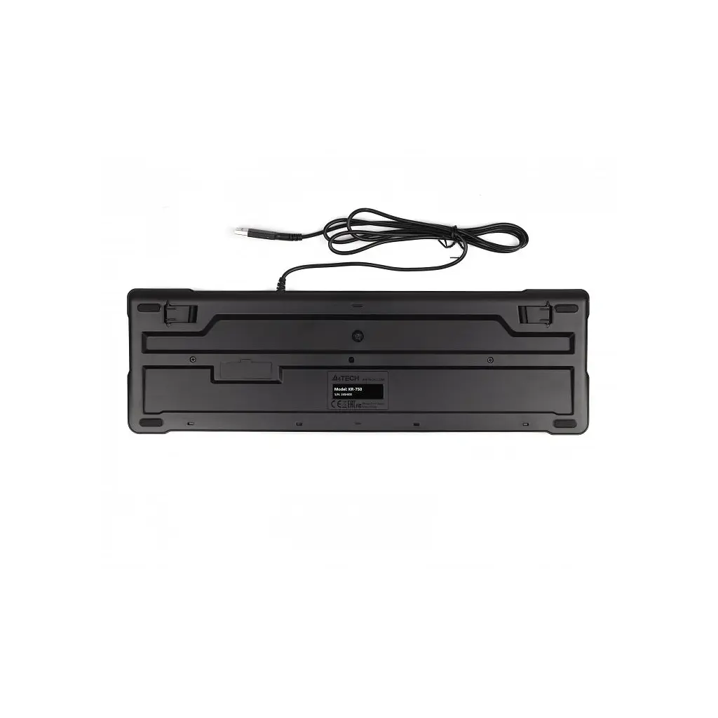 Клавіатура A4Tech KR-750-BLACK-US (4711421805827) - фото 4