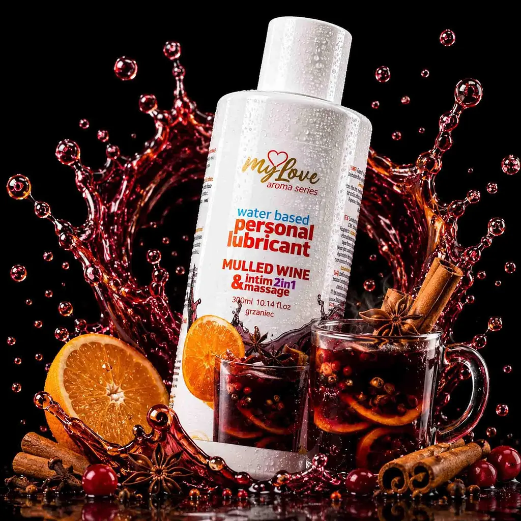 Лубрикант MyLove Aroma Series IntimMassage 2in1 Mulled Wine, 300 мл - фото 2