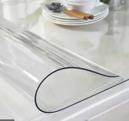 М'яке (гнучке, рідке) скло скатертину на стіл Soft Glass 2.9х1.8м (товщина 1.5 м) Прозора - фото 7