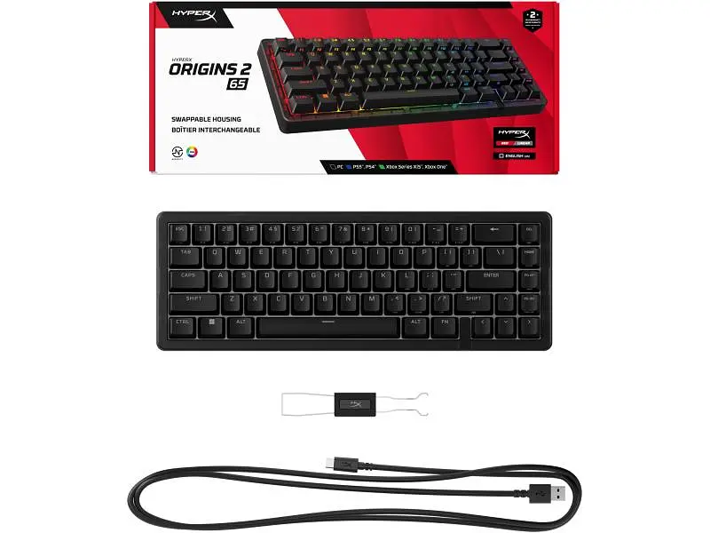 Клавіатура HyperX Origins 2 65 Black (B4QS3AA) - фото 6