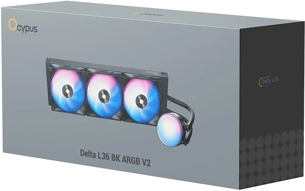 СВО Ocypus DELTA L36 BK ARGB V2 (DELTA-L36-BK3AAWNN02X-GL) - фото 12