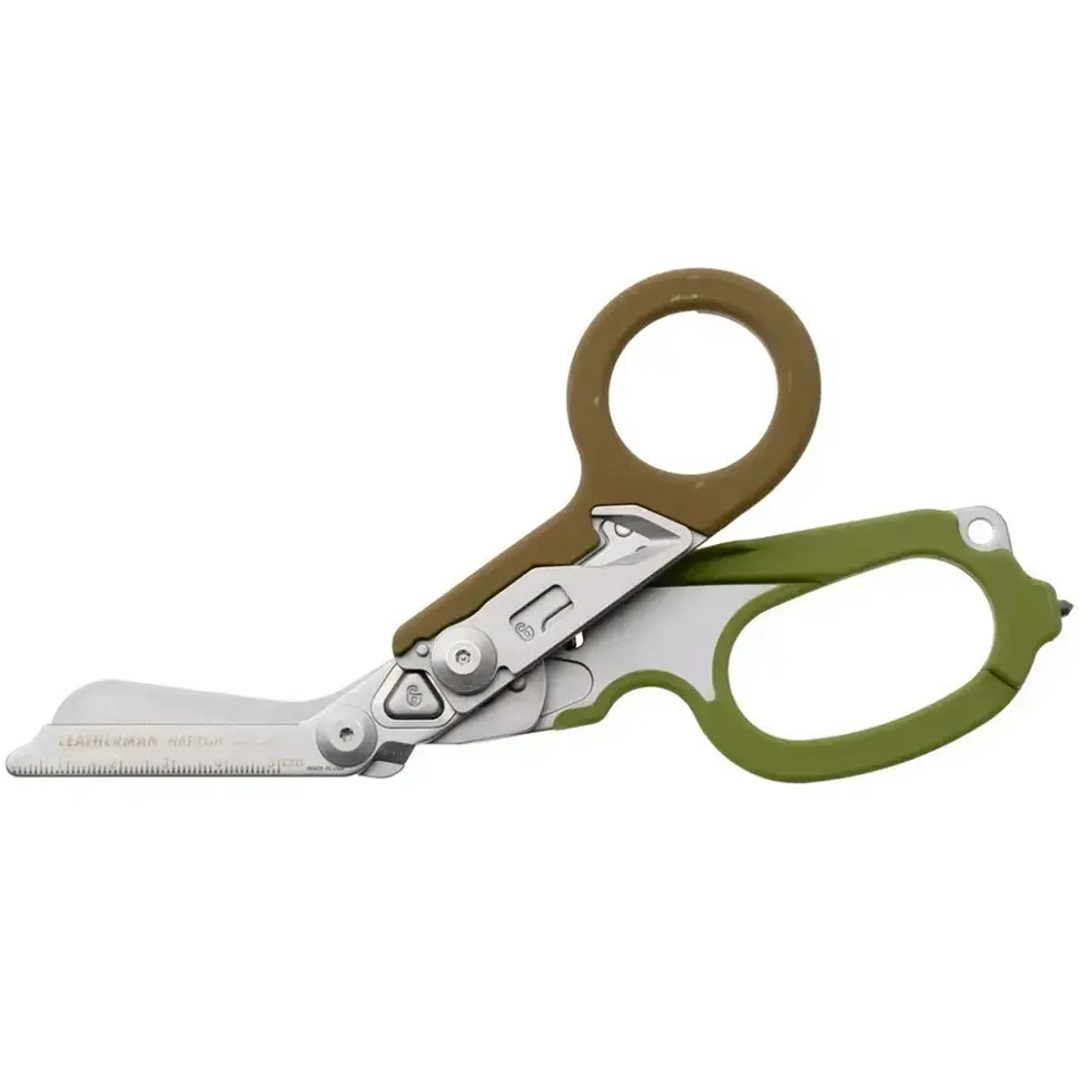 Ножиці Leatherman Raptor Rescue, хакі, utility чохол - фото 3