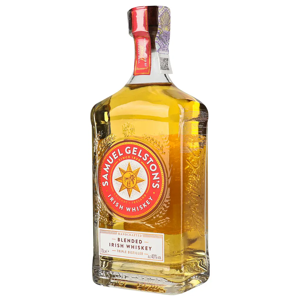 Виски Samuel Gelston's Irish Whiskey, 40%, 0,7 л (887416) - фото 2