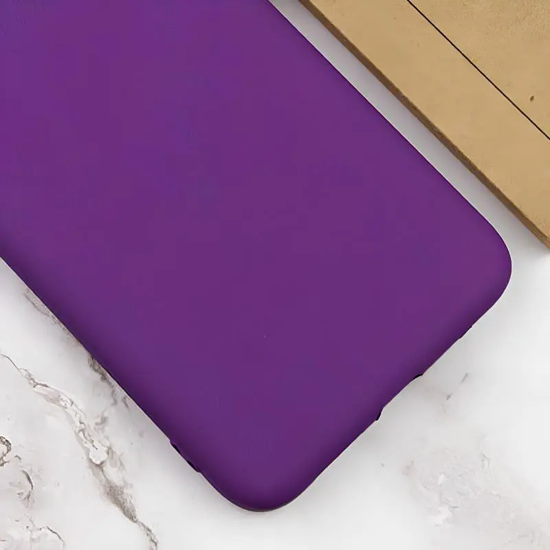 Чохол TPU GETMAN Liquid Silk Full Camera для Samsung Galaxy A25 5G Фіолетовий / Purple - фото 2