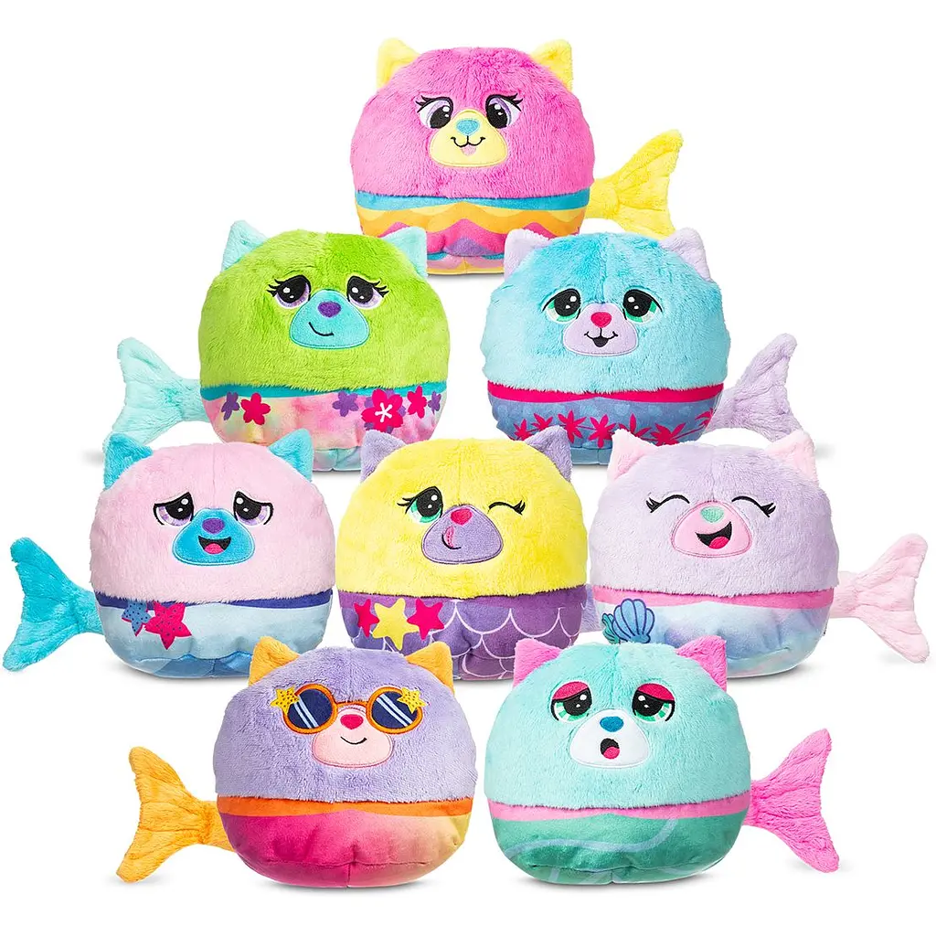 Мягкая игрушка Misfittens W2 Котенок в аквариуме в ассортименте - фото 3