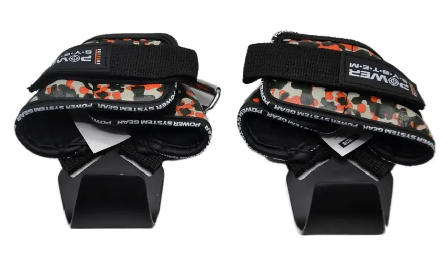 Гаки для тяги на зап'ястя Power System PS-3370 Hooks Camo Black/Red L (PS_3370_Black/Red L) - фото 3