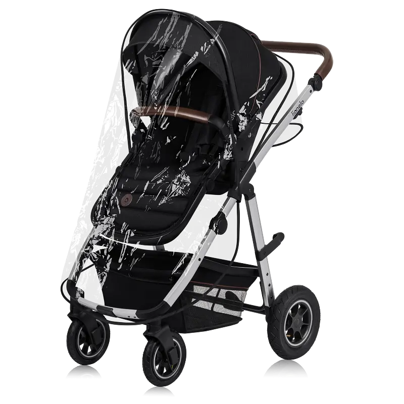 Універсальна коляска Lionelo Amber 3в1 Black Silver (LO-AMBER BLACK SILVER (3in1)) - фото 8