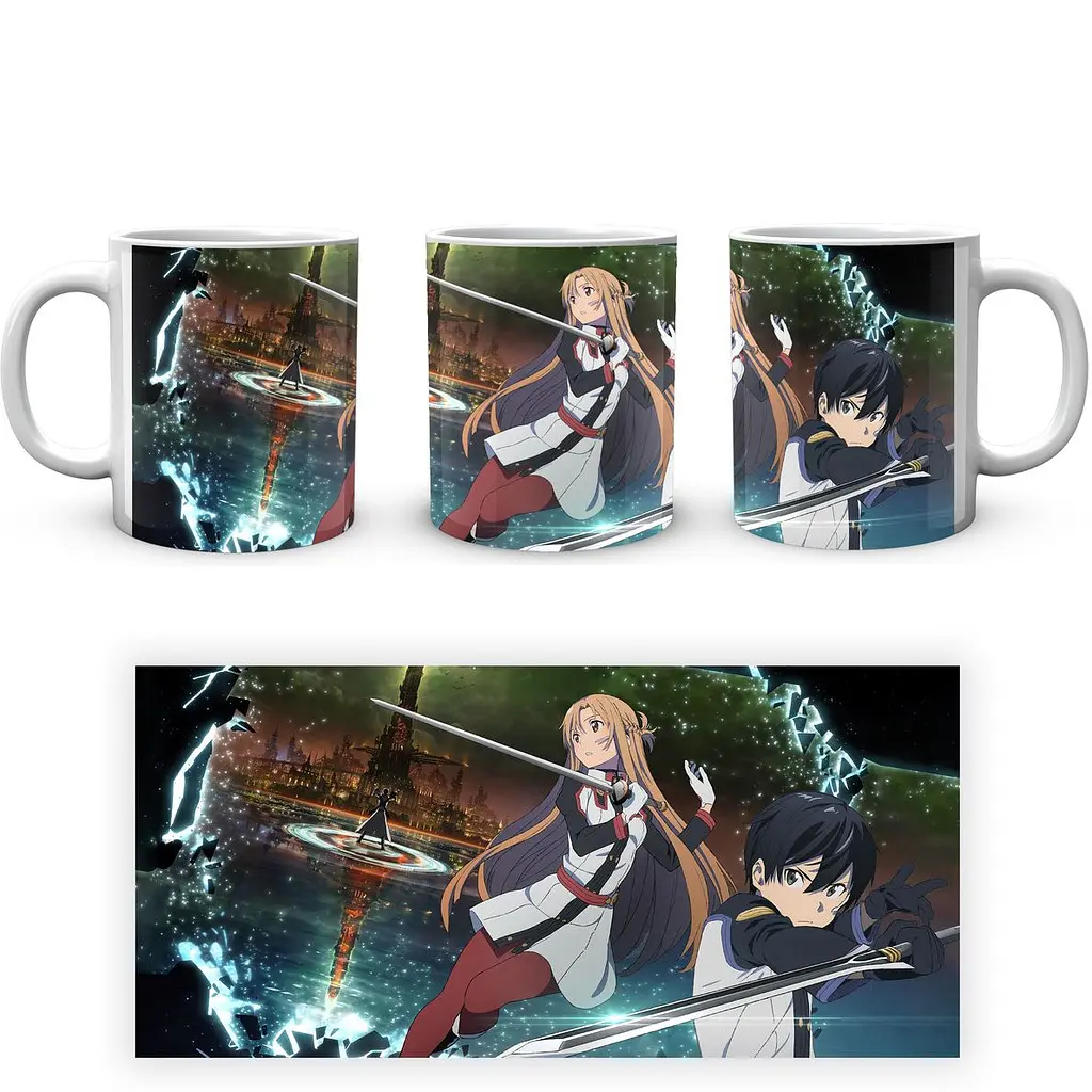 Кухоль GeekLand Sword Art Online Майстра меча онлайн Асуна Кіріто SAO 02.32 330 мл білий - фото 4