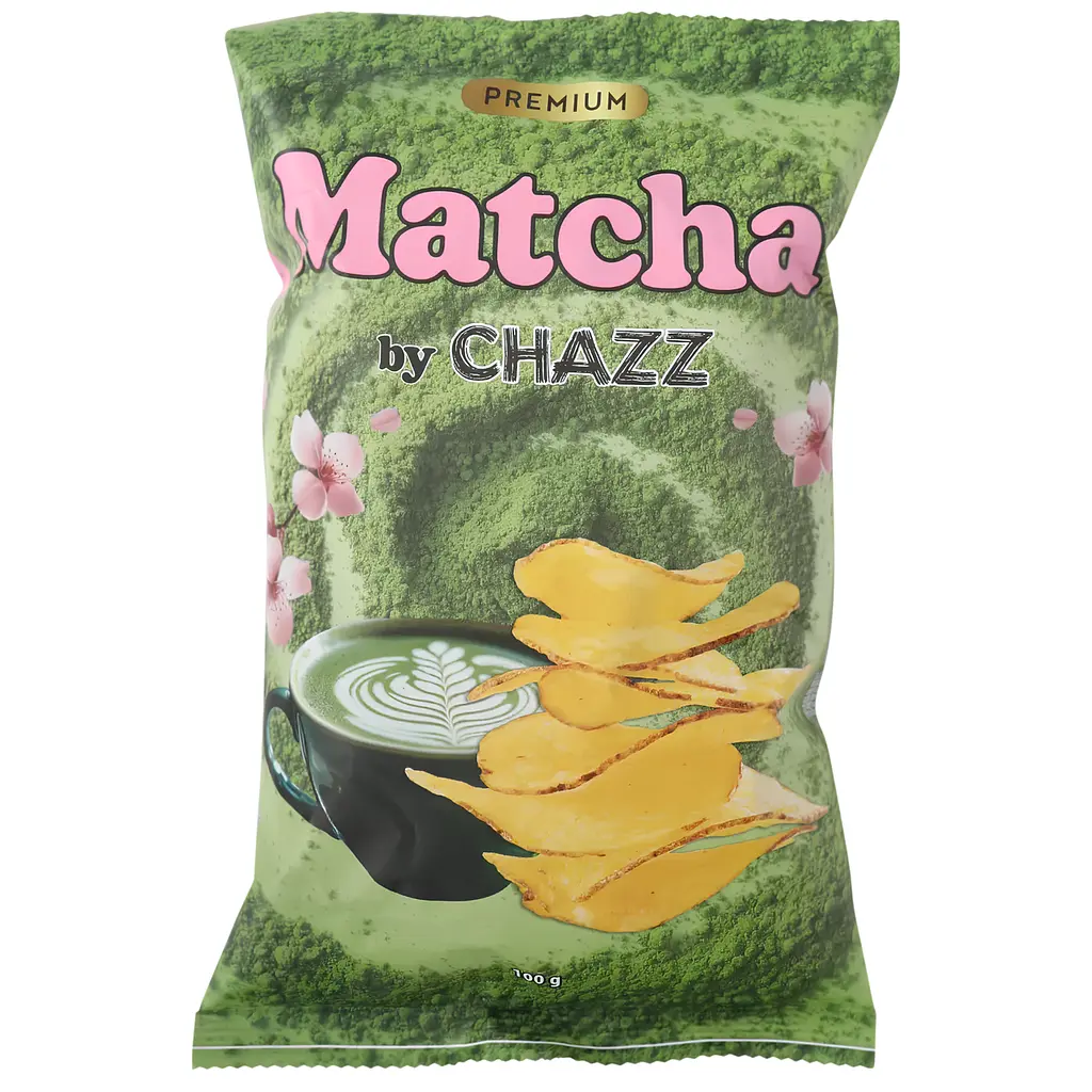 Чіпси Chazz Matcha зі смаком матча 100 г