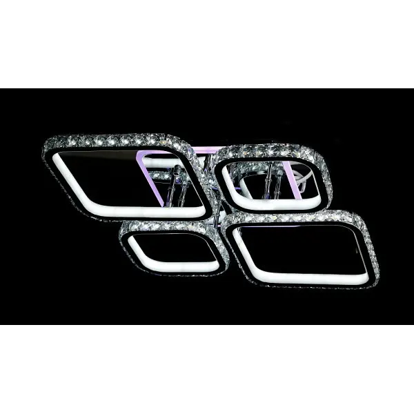 Стельова LED люстра з пультом і нічником Splendid-Ray 30-4023-06 - фото 4