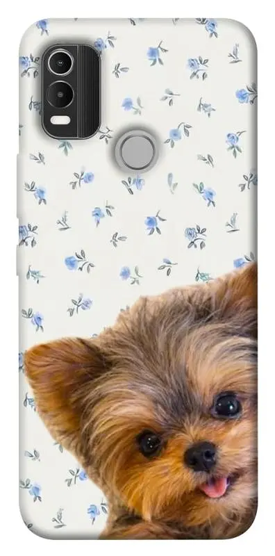 TPU чохол Demsky Cute Yorkie для Nokia C21 Plus