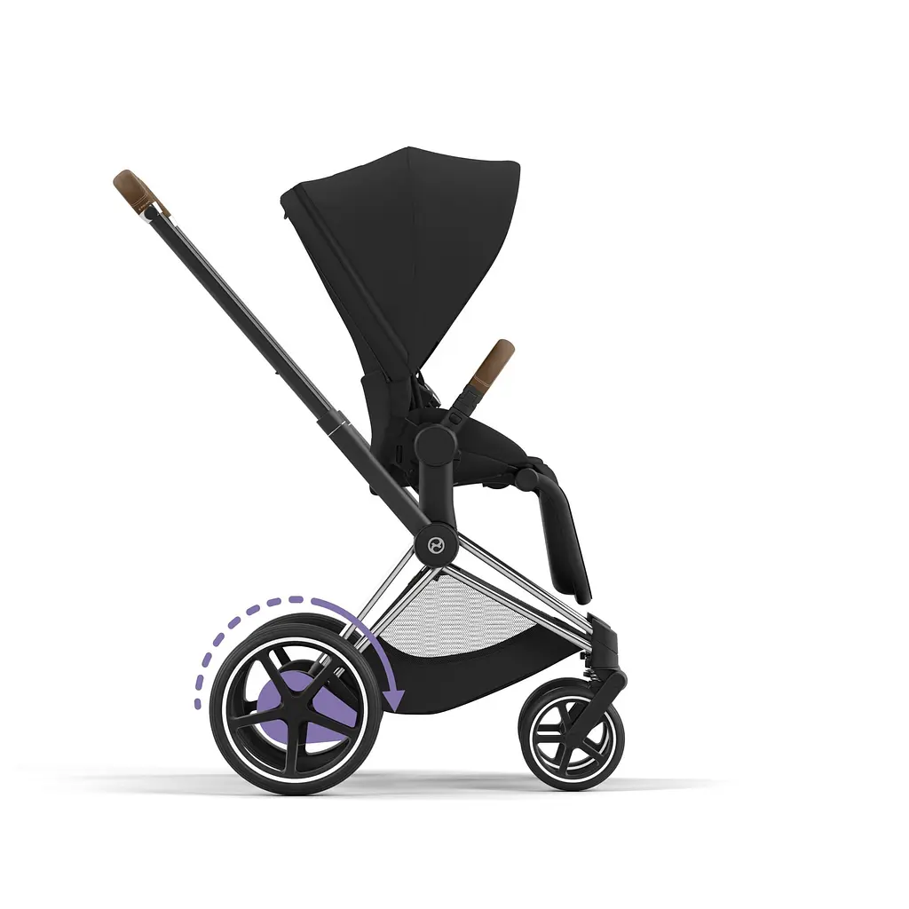 Шасі Cybex e-Priam 4.0 з основою для сидіння Chrome Brown (521002349) - фото 7