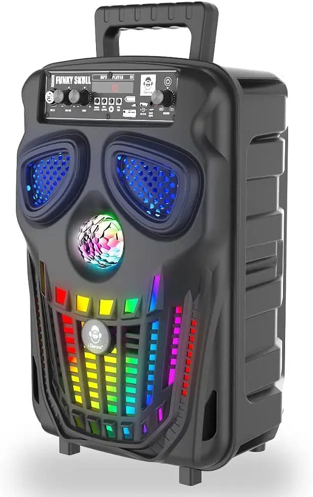 Bluetooth колонка iDance FS400 80W з LED підсвіткою та караоке
