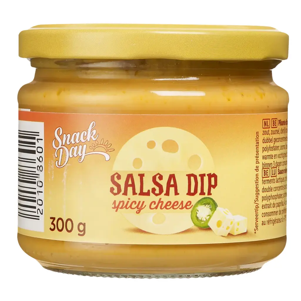 Соус Snack Day Salsa Dip Spicy Cheese з сиром та перцем халапеньйо 300 г
