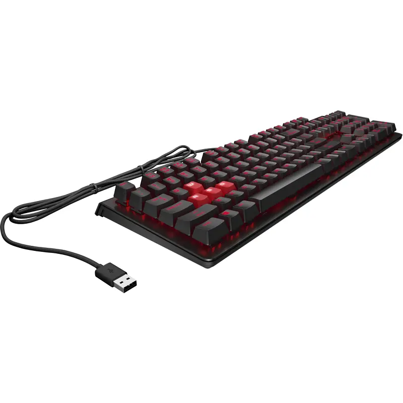 Клавіатура HP Omen Encoder Cherry MX Red Black [6YW76AA] [94504] - фото 2