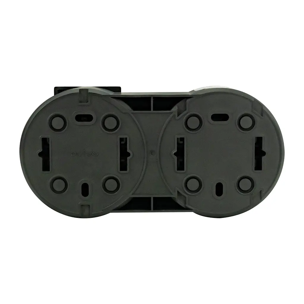 Розетка Ovivo Electric xOne з заземленням та кришкою + вимикач 1-й антрацит - фото 2