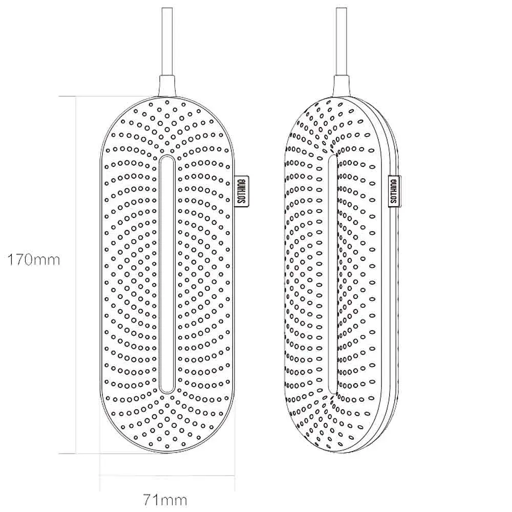 Сушарка для взуття без таймера Xiaomi Sothing ZERO Shoes Dryer (DSHJ-S-1904) Purple - фото 2