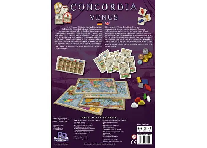 Настольная игра PD-Verlag Конкордия: Венера (Concordia Venus) (англ.) (PS117) - фото 2