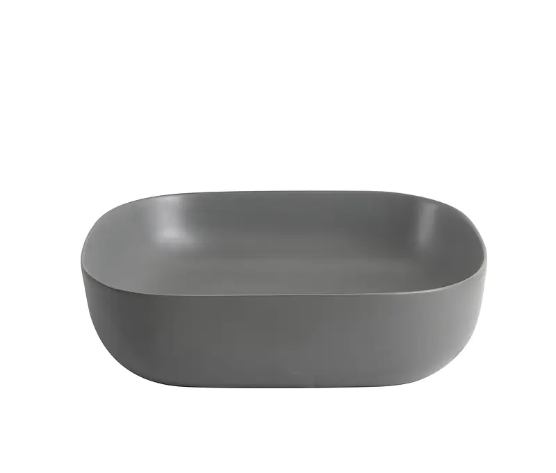 Умивальник накладний Mixxus Premium Diverse-0115 490x395x135 мм MP6650, Графит - фото 8