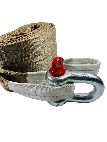 Трос буксирувальний POPUTCHIK 54 т 6 м Скоба-Петля - фото 2