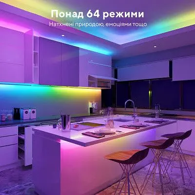 Светодиодная лента Govee RGBIC Basic Wi-Fi + Bluetooth LED Strip Light With Protective Coating 10м Білий (H619C3D1) - фото 6