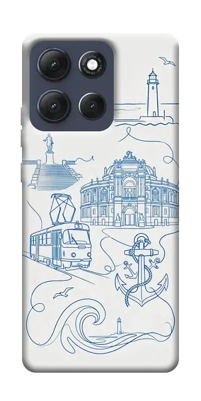 TPU чохол Demsky Southern pearl для Motorola Moto G86 Power
