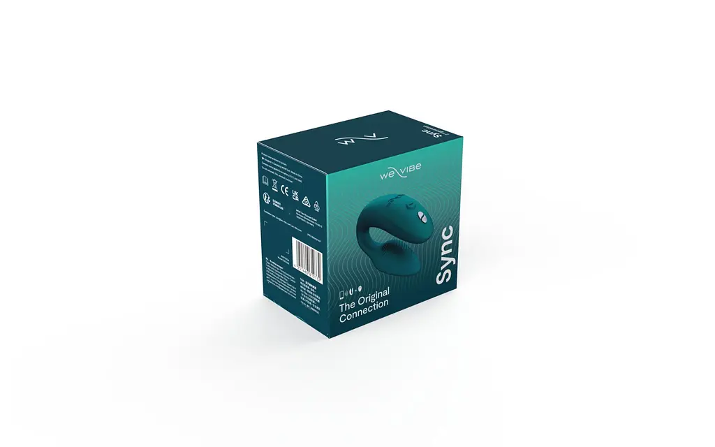 Смарт-вібратор для пар We-Vibe Sync 2 Green Velvet, 10 віброрежимів, пульт ДК - фото 9