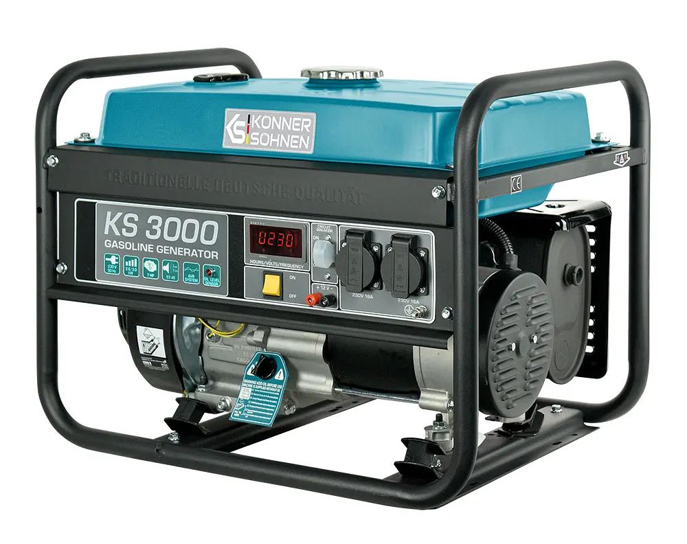 Бензиновый генератор Konner&Sohnen 2.6/3 кВт KS 3000 - фото 3