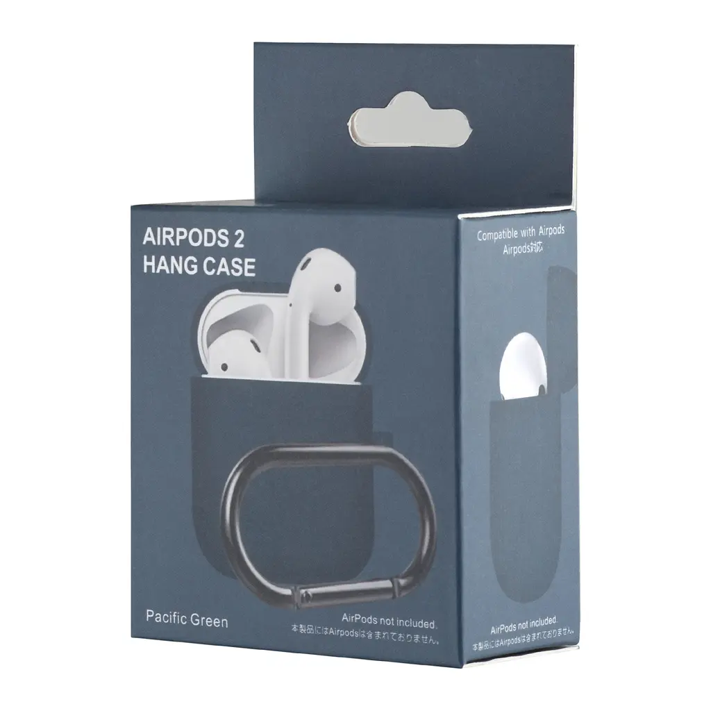 Чохол Silicone Case 1,2mm for AirPods 1/2 Pacific Green - фото 2
