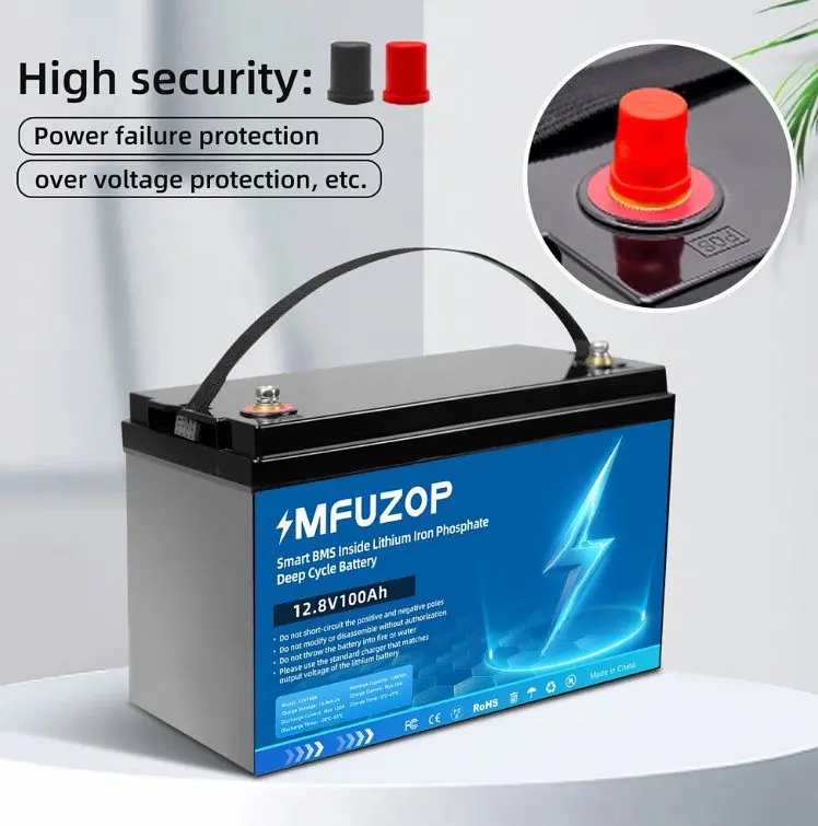 Акумулятор MFUZOP LiFePO4 12,8 V 100 Ah (2104618904) - фото 5
