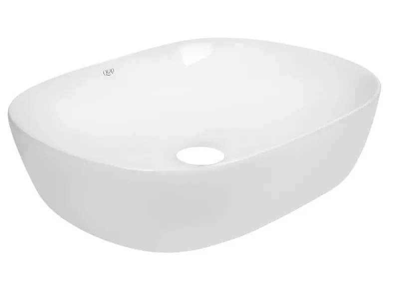 Комплект Qtap Aquarius: Раковина накладна прямокутна 470x380x120 мм White + Донний клапан PU02 (QT21112185WN47295) - фото 3